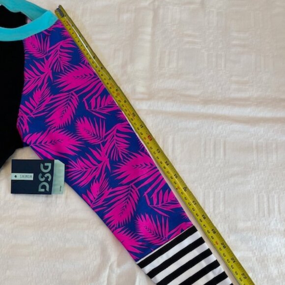 NEW-SWIMSUIT TOP with Long Sleeves Women's Size S - Melanie Palm Beach - Picture 9 of 14